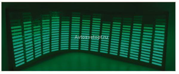 Эквалайзер Light на заднее стекло автомобиля EQ-3 (90*25см) зеленый