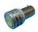 Лампа светодиодная Т5 (W2,0-4,6d) синяя, 1 SMD 5050 диод (б/цокольная малая) 12v