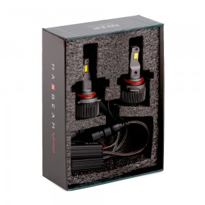 Светодиодные лампы MTF Light, серия MaxBeam Mini, HB4(9006), 12V, 45W, 4500lm, 6000K, кулер, к-кт.