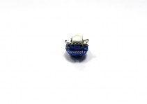 Лампа светодиодная Т5 (W2,0-4,6d) синяя, 1 SMD диод (б/цокольная малая) 12v патрон MFN4AB