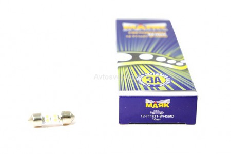 Светодиод 12V T11x31 S8.5 (4SMD) (3,5*2,8) Маяк Светодиод 12V T11x31 S8.5 (4SMD) (3,5*2,8) Маяк