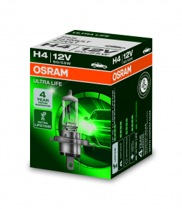Автолампа H4 12V 60/55W (P43t-38) Ultra Life (1 шт) 64193ULT OSRAM Автолампа H4 12V 60/55W (P43t-38) Ultra Life (1 шт) 64193ULT OSRAM