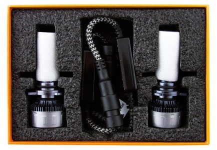 Светодиодные автолампы MTF Light серия CYBER LIGHT, HIR2(9012) 12V 45W 3750lm, 6000K, кулер, комп.