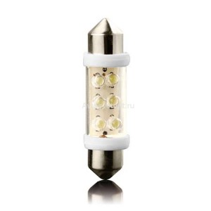 Светодиод 12V T11x36-S8.5 (6 LED) C5W WHITE 900302 TM NORD YADA Светодиод 12V T11x36-S8.5 (6 LED) C5W WHITE 900302 TM NORD YADA