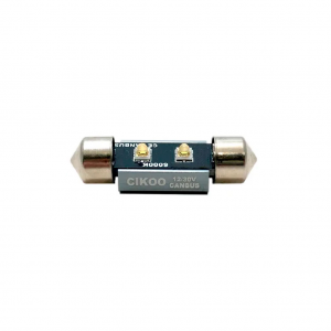 Светодиод 12/24V C5W-Т 10x36-2W CANBUS (2шт) CIKOO