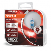 Автолампа H11 12V 55W Night Breaker Laser +150% (DuoBox) 64211NL_HCB OSRAM