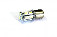 Лампа светодиодная 12V (P21W) BA15s (1 конт) 13 SMD диодов, белая (поворот, стоп-сигнал)