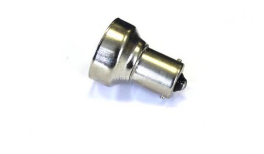 Лампа светодиодная 12V (P21W) BA15s (1 конт) 8 SMD диодов, белая (поворот, стоп-сигнал)