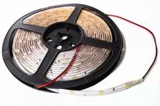 Лента светодиодная KS-W5155W 5 метров 150 SMD 5050 LED, белая (катушка), белая основа