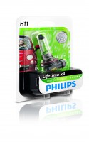 Автолампа H11  12V 55W (PGJ19-2) LongLife EcoVision (блистер) 12362LLECOB1 PHILIPS