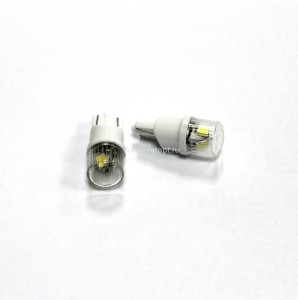 Светодиод 12V T10 W2.1x9.5d  б/ц  3SMD ULTRA-SW Маяк(2шт.)