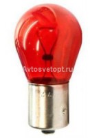 Автолампа 12V  P21W (BA15S) поворот  61213 RED "Маяк"