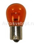 Автолампа 24V PY21W BA15s (поворот, стоп, жёлтая) 901186 NordYADA