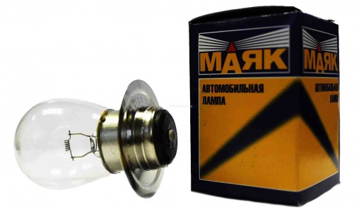 Автолампа А 24-60W (P42s) тракторная 62460 "Маяк" Автолампа А 24-60W (P42s) тракторная 62460 "Маяк"