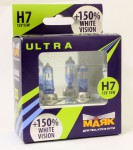 Автолампа H7 12V 55W (Px26d) White Vision +150% (2 шт.) 82720WV+150new &quot;Маяк УЛЬТРА&quot;