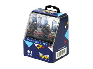 Автолампа H11 12V 55W (PGJ19-2) Active Crystal + 130% (2 шт.) 72110AC+130 "Маяк" Автолампа H11 12V 55W (PGJ19-2) Active Crystal + 130% (2 шт.) 72110AC+130 "Маяк"