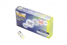 Светодиод 12V T8 WHITE (6SMD) (5630)  BA9S Маяк
