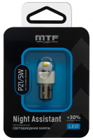 Светодиодная автолампа MTF Light серия Night Assistant 12В, 2.5Вт, P21/5W, белый, блистер, шт.
