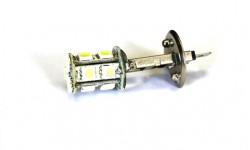 Лампа светодиодная H1 13 SMD 5050 диодов, белая, 12V