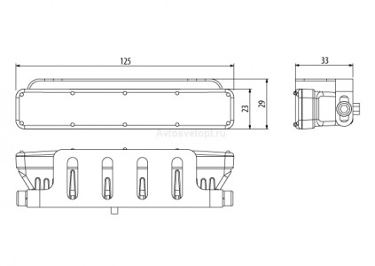 Светодиодные дневные ходовые огни серия "CITY" 12V, 14W, 6000К (2 шт.) LDL125 MTF Light