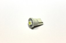 Лампа светодиодная Т10 (W2,1-9,5d) белая, 1 SMD 5050 диод, (б/цокольная) 12v