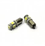 Светодиод 12V T8 WHITE (5SMD)/5050 BA9S Маяк