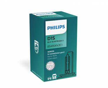 Ксеноновая лампа D1S X-treme Vision +150% (4800K) 35W 85415XV2C1 Philips
