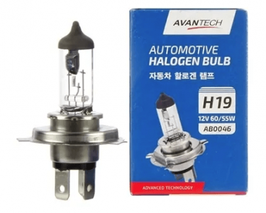 Автолампа H19 12V 60/55W (PU43t-3) (1шт) AB0046 AVANTECH Автолампа H19 12V 60/55W (PU43t-3) (1шт) AB0046 AVANTECH