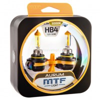 Набор ламп HB4 9006 12V 55w  AURUM 3000K MTF