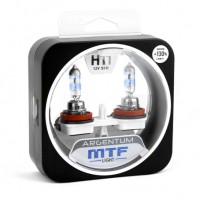 Набор ламп H11 12V 55w ARGENTUM +130% 3300K MTF